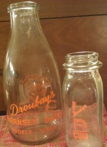 Droughbays milk bottles